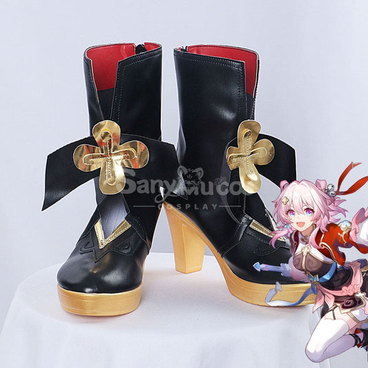 Game Honkai: Star Rail Cosplay The Hunt March 7Th Shoes Boots 1000