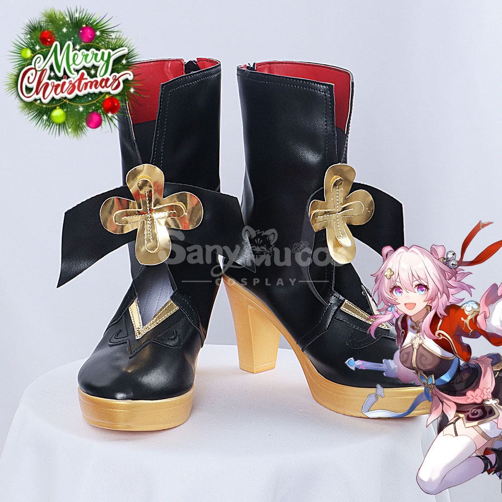Game Honkai: Star Rail Cosplay The Hunt March 7Th Shoes Boots