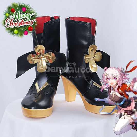 Game Honkai: Star Rail Cosplay The Hunt March 7Th Shoes Boots 1000