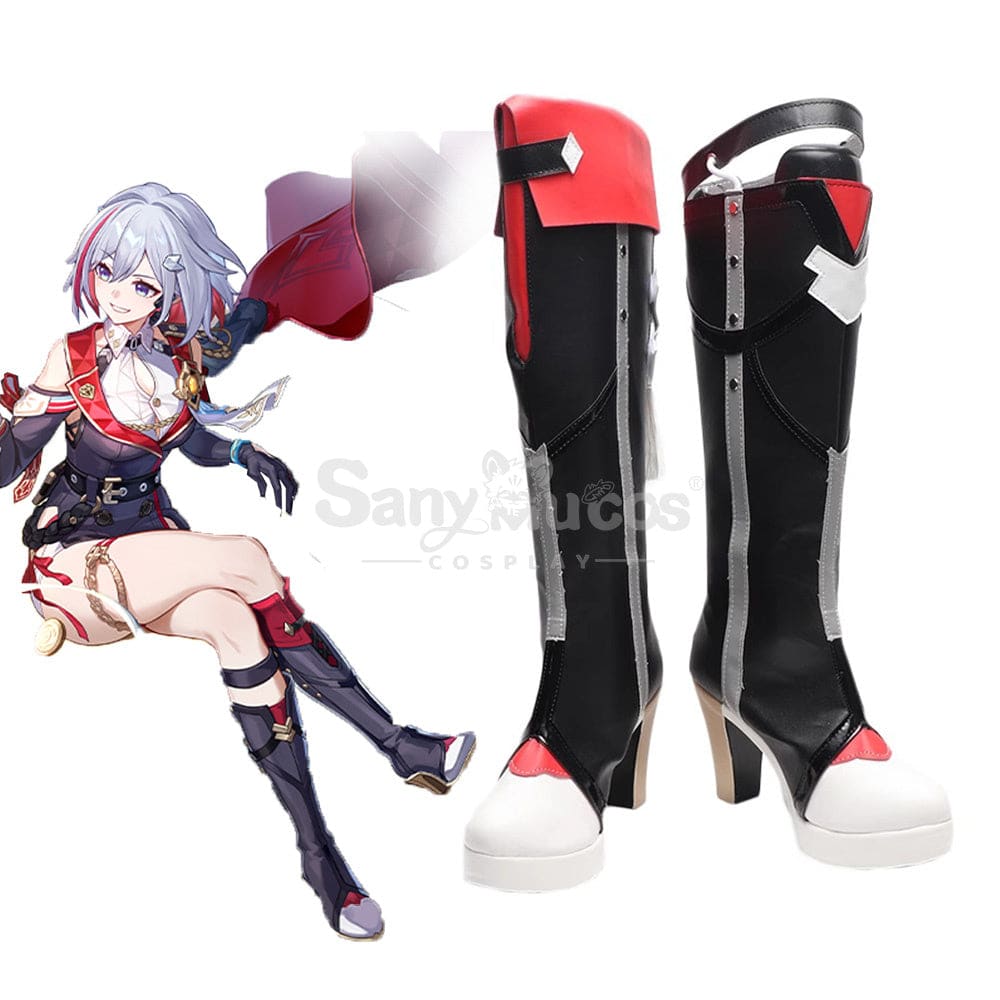 Game Honkai: Star Rail Cosplay Topaz Shoes Boots