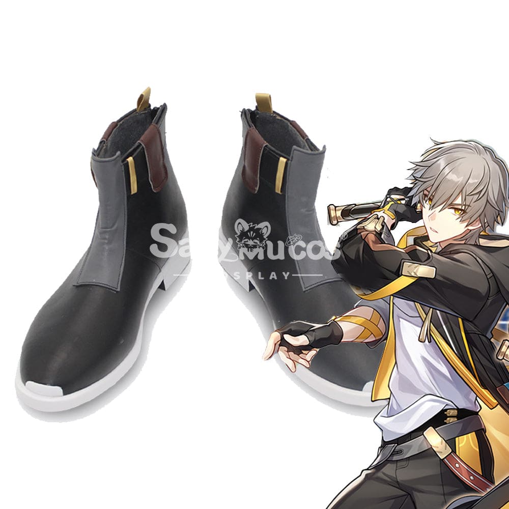 Game Honkai: Star Rail Cosplay Trailblazer Caelus Male Shoes Boots