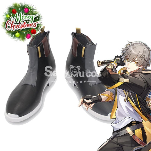 Game Honkai: Star Rail Cosplay Trailblazer Caelus Male Shoes Boots