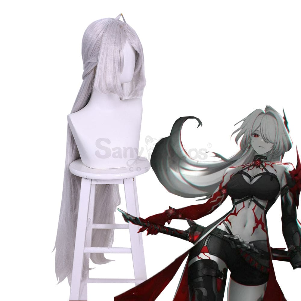 Game Honkai: Star Rail Cosplay White Acheron Wig Wigs