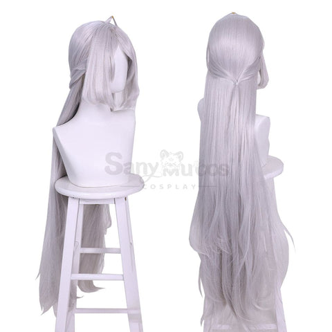 Game Honkai: Star Rail Cosplay White Acheron Wig Wigs