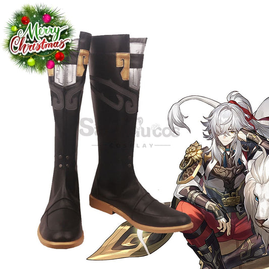 Game Honkai: Star Rail Cosplay Xianzhou Alliance Jingyuan Shoes Boots 1000