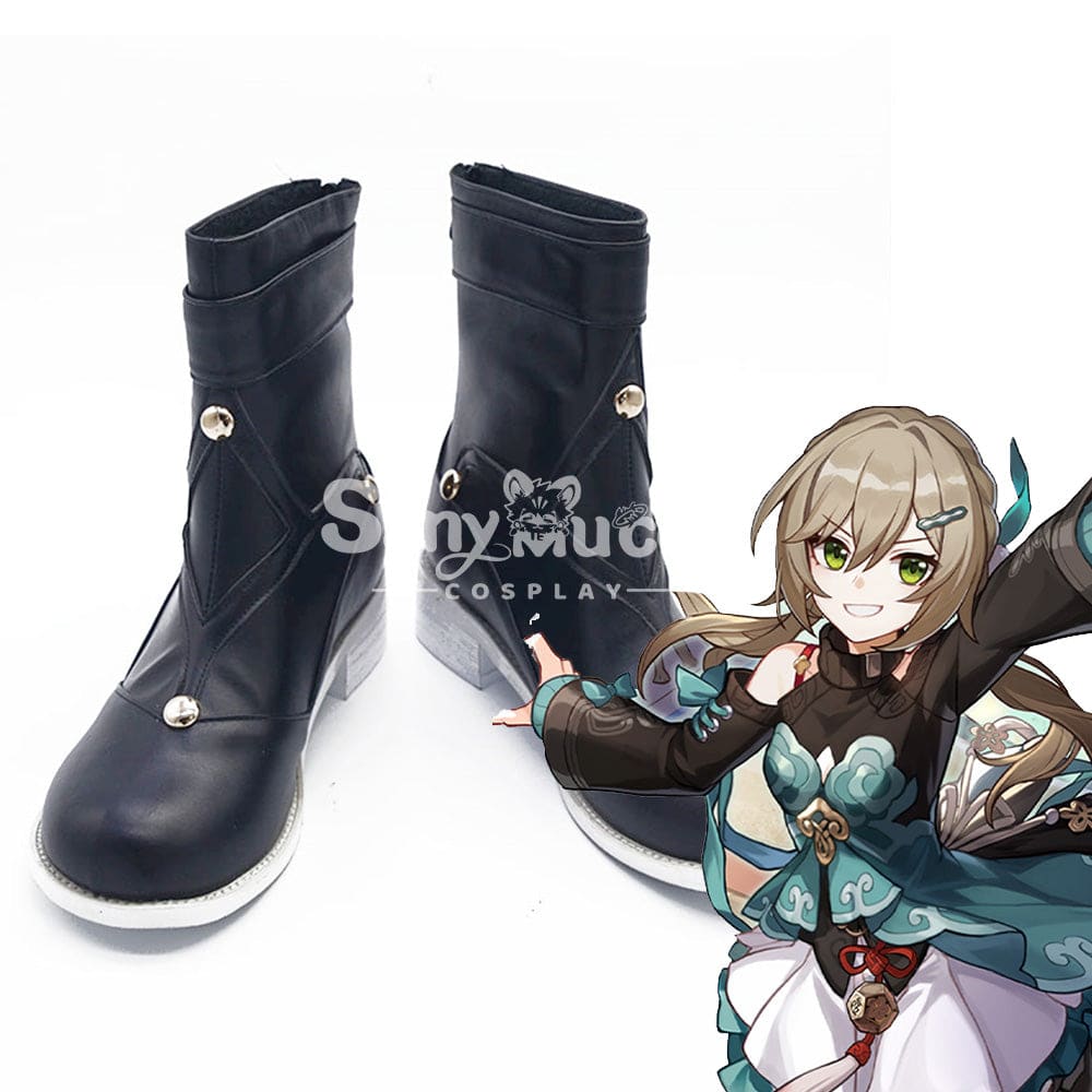 Game Honkai: Star Rail Cosplay Xianzhou Alliance Qingque Shoes Boots