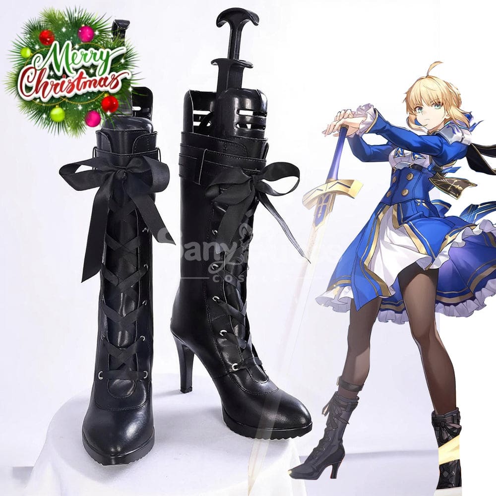 Game Honkai: Star Rail x Fate Series Cosplay Saber Cosplay Shoes Cosplay Shoes Boots