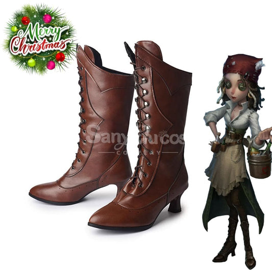 Game Identity V Cosplay Barmaid Demi Bourbon Proofreader Cosplay Shoes Cosplay Shoes Boots 1000