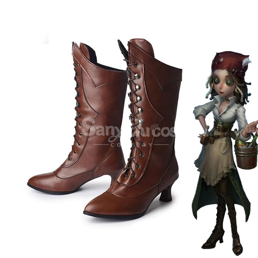 Game Identity V Cosplay Barmaid Demi Bourbon Proofreader Cosplay Shoes Cosplay Shoes Boots 1000