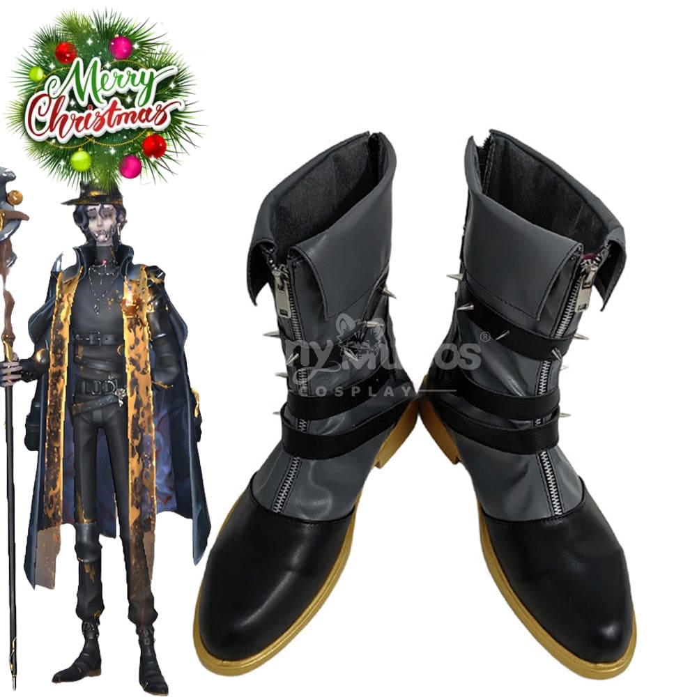 Game Identity V Cosplay Gold Foil Cosplay Shoes Cosplay Shoes Boots
