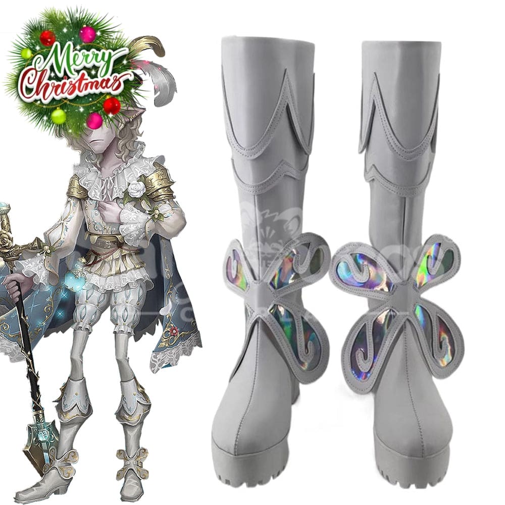 Game Identity V Cosplay Grave Keeper Half-Elf Knight Cosplay Shoes Cosplay Shoes Boots