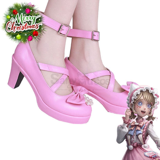 Game Identity V Cosplay Hello Kitty Dream Gardener Emma Woods Shoes Boots 1000