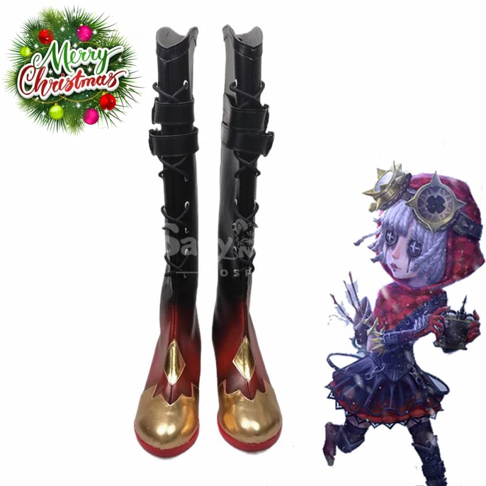 Game Identity V Cosplay Red Riding Hood Tracy Reznik Shoes Boots