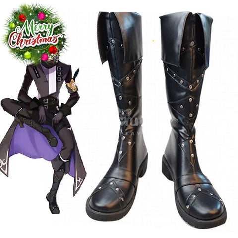 Game Identity V Cosplay Seer (Eli Clark) skin Noir Cosplay Shoes Cosplay Shoes Boots