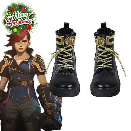 Game League Of Legends Arcane 2 Cosplay Vi Shoes Boots 1000