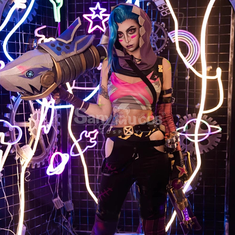 Game League Of Legends Arcane Cosplay Jinx Costume Costumes