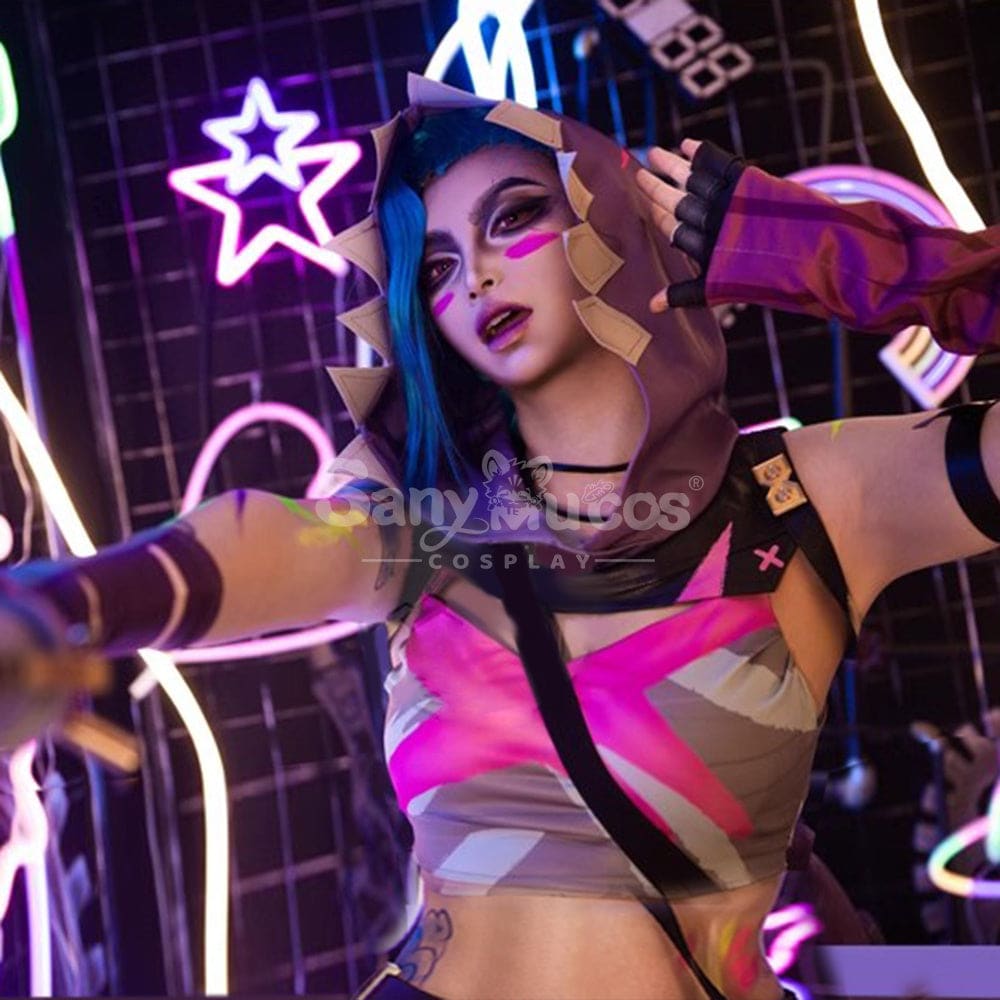 Game League Of Legends Arcane Cosplay Jinx Costume Costumes