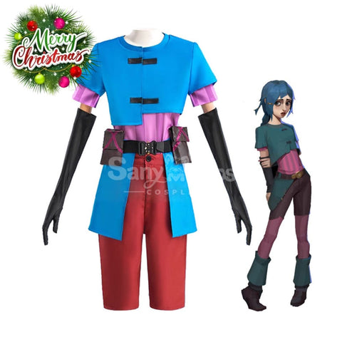 Game League Of Legends Arcane Cosplay Jinx Dress Costume Costumes