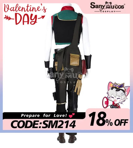 Game League Of Legends Arcane Cosplay Jinx Vest Costume Premium Edition Costumes