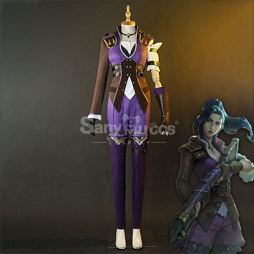 Game League Of Legends Cosplay Arcane Caitlyn Costume Costumes