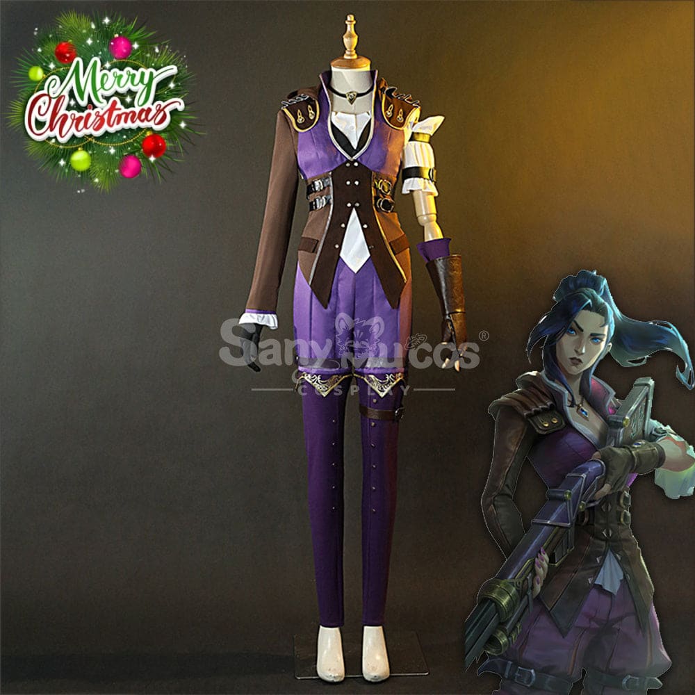 Game League Of Legends Cosplay Arcane Caitlyn Costume Costumes