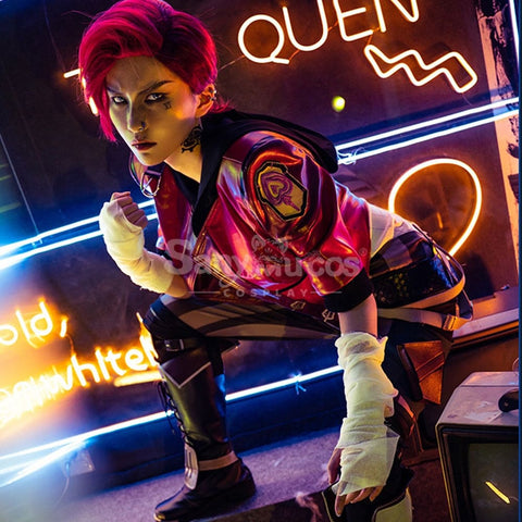 Game League Of Legends Cosplay Arcane Vi Costume Costumes
