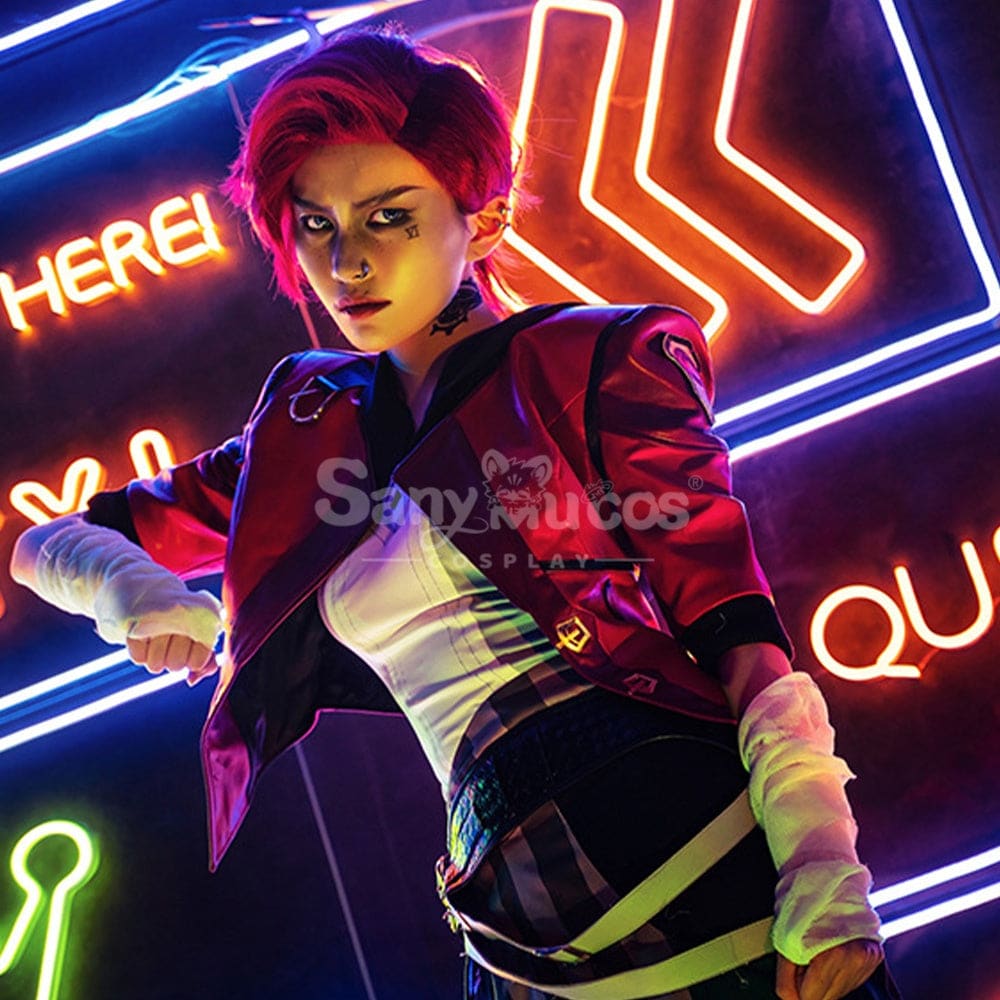 Game League Of Legends Cosplay Arcane Vi Costume Costumes