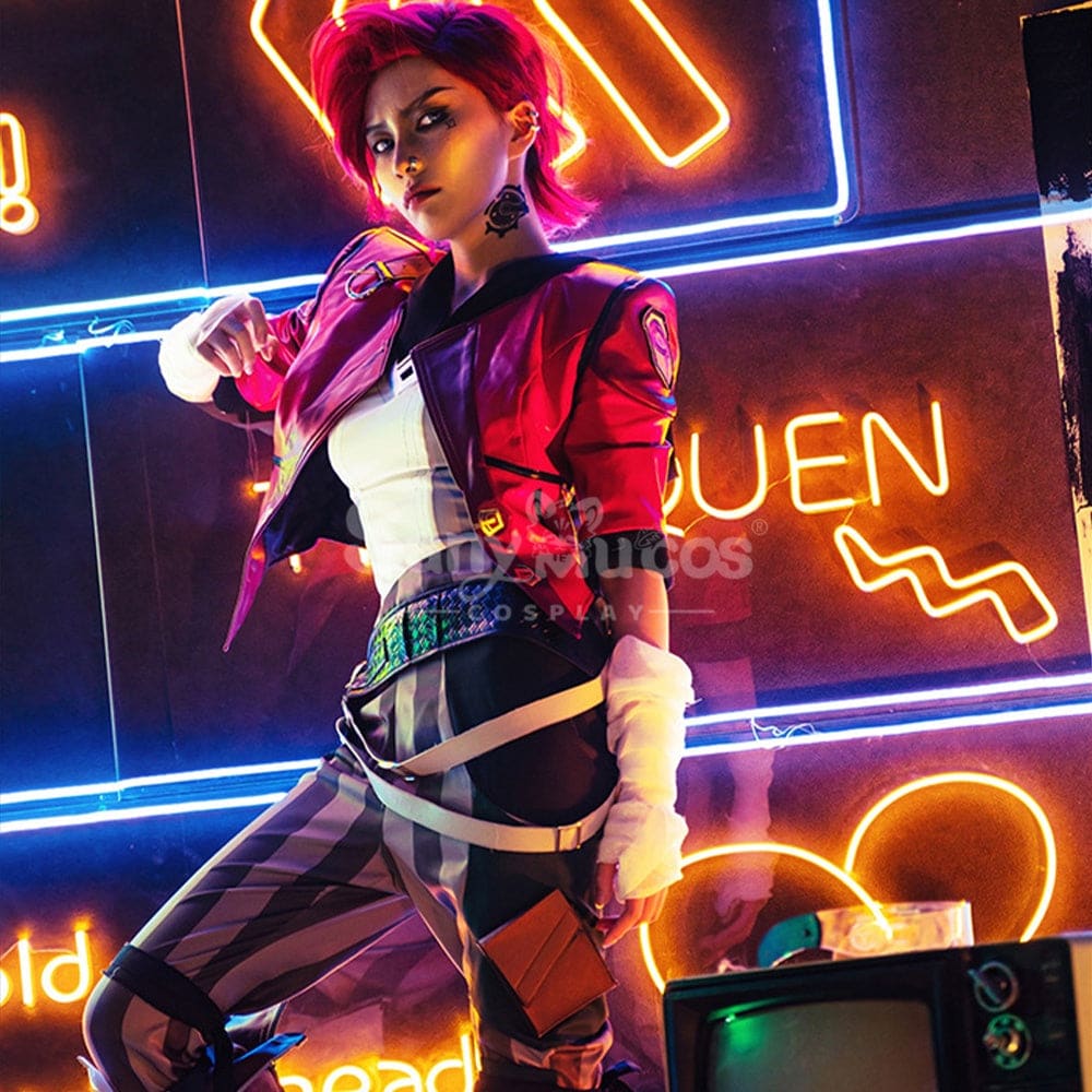 Game League Of Legends Cosplay Arcane Vi Costume Costumes
