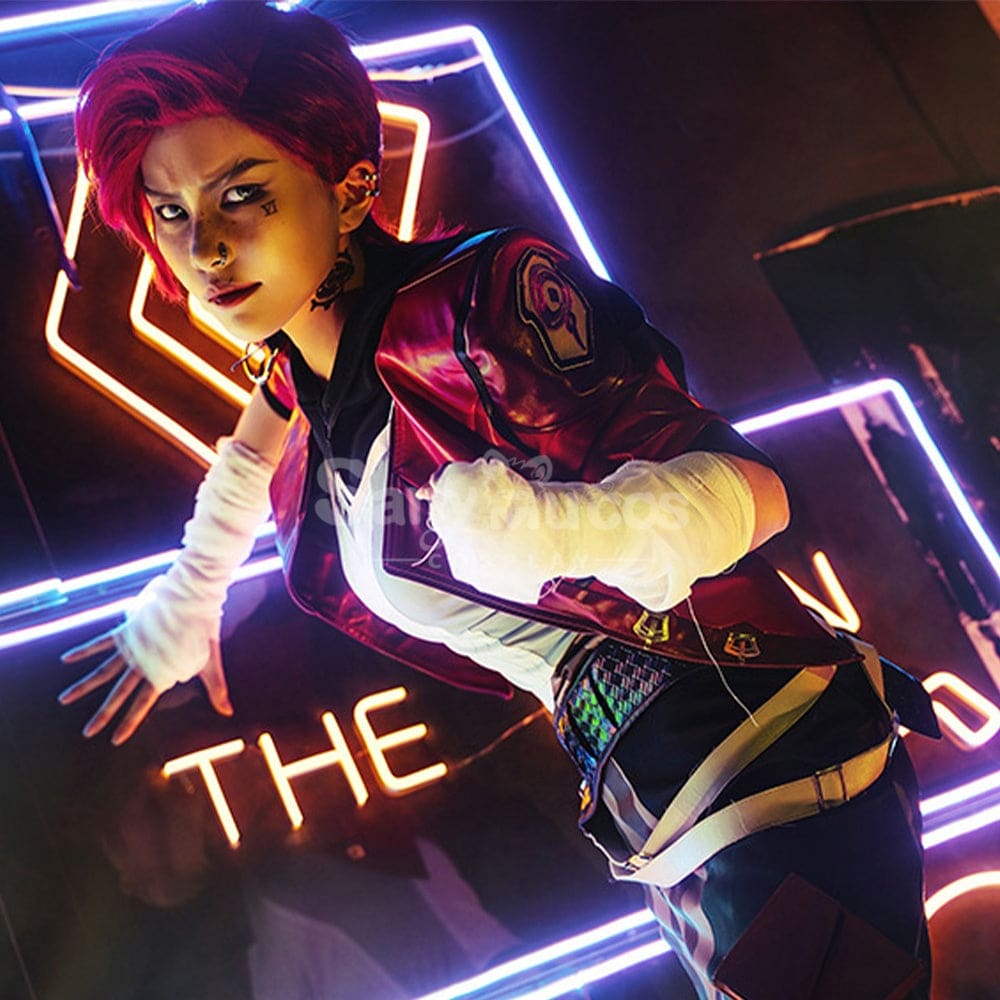 Game League Of Legends Cosplay Arcane Vi Costume Costumes