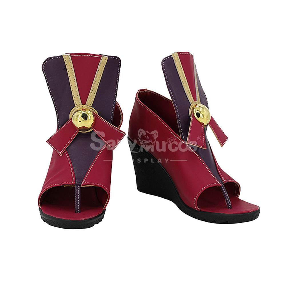 Game League of Legends Cosplay Flame Tail Demon Fox Ahri Cosplay Shoes Cosplay Shoes Boots