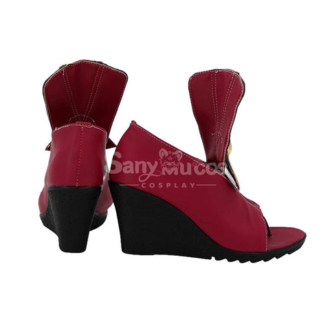 Game League of Legends Cosplay Flame Tail Demon Fox Ahri Cosplay Shoes Cosplay Shoes Boots