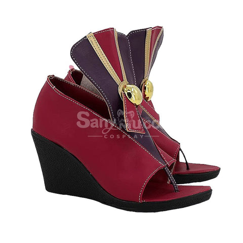 Game League of Legends Cosplay Flame Tail Demon Fox Ahri Cosplay Shoes Cosplay Shoes Boots