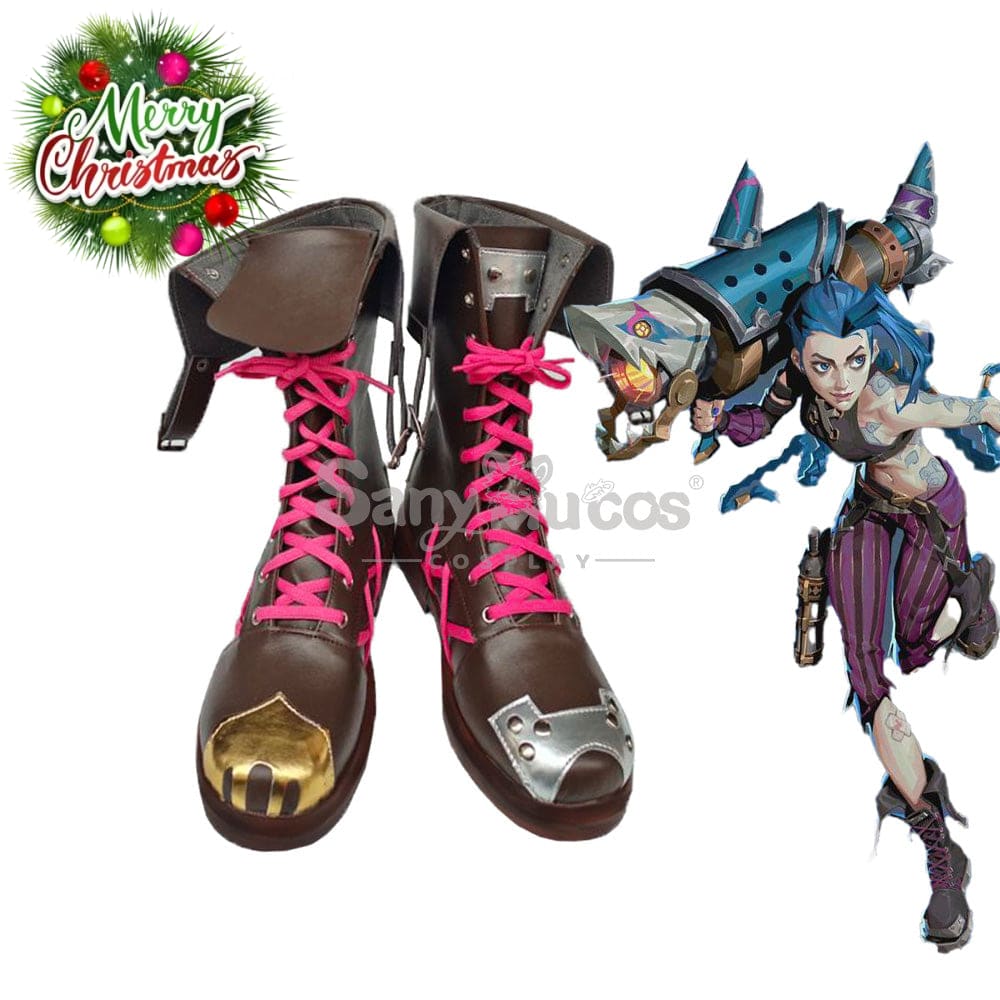 Game Genshin Impact Cosplay Jinx Shoes Boots