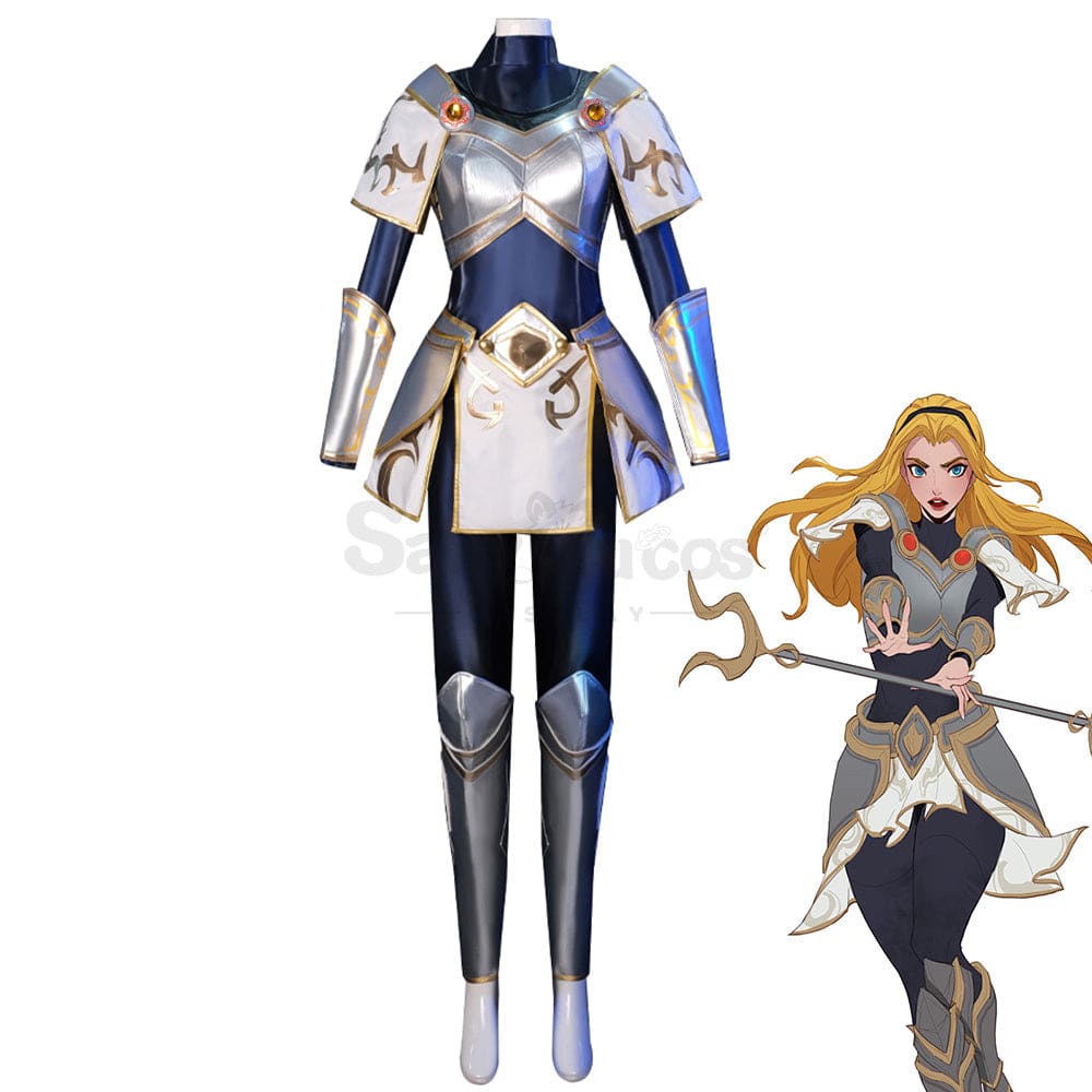 Game League Of Legends Cosplay Luxanna Crownguard Costume Costumes