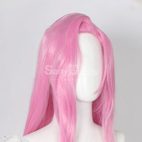 Game League Of Legends: Wild Rift Cosplay Crystal Rose Seraphine Wig Wigs