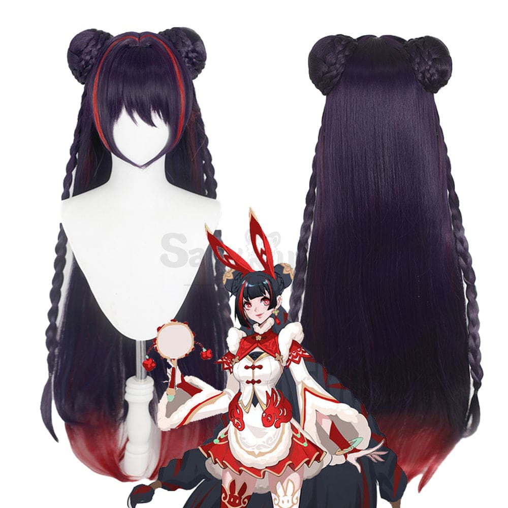 Game League Of Legends: Wild Rift Cosplay Mythmaker Seraphine Wig Wigs