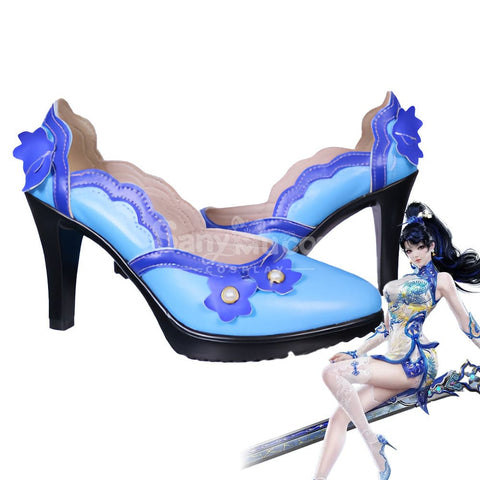 Game Naraka: Bladepoint Cosplay Demon Knife Girl Shoes Boots