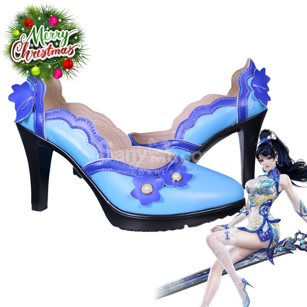 Game Naraka: Bladepoint Cosplay Demon Knife Girl Shoes Boots