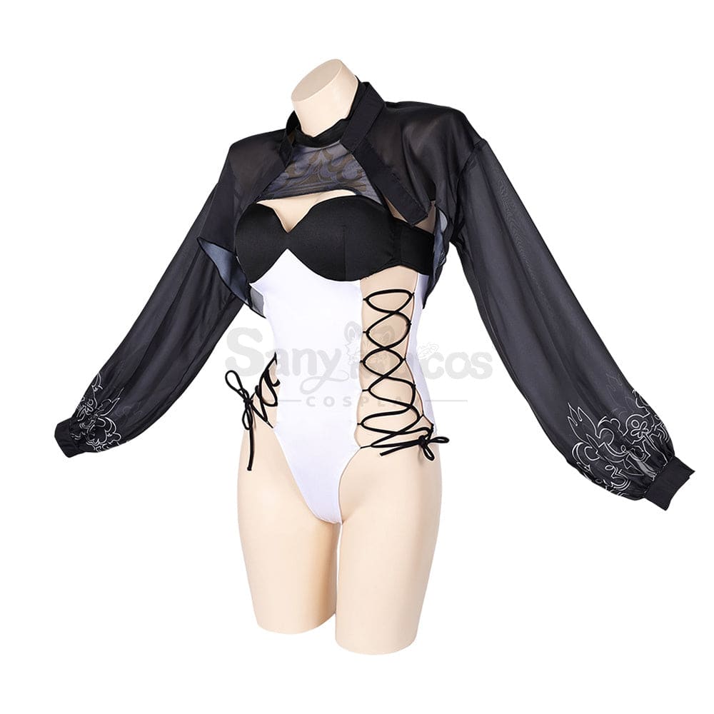 Game Nier:automata Cosplay Yorha No. 2 Type B Swimsuit Costume Costumes