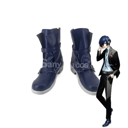 Game Persona 3 Cosplay Makoto Yuki Battle Suit Cosplay Shoes Cosplay Shoes Boots 1000
