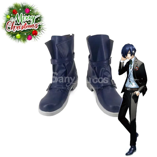 Game Persona 3 Cosplay Makoto Yuki Battle Suit Cosplay Shoes Cosplay Shoes Boots 1000