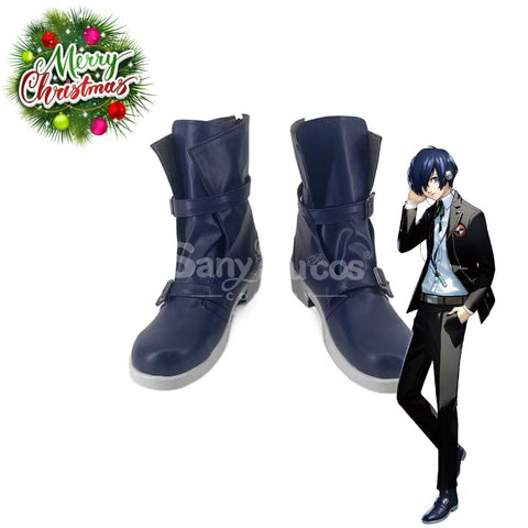 Game Persona 3 Cosplay Makoto Yuki Battle Suit Cosplay Shoes Cosplay Shoes Boots