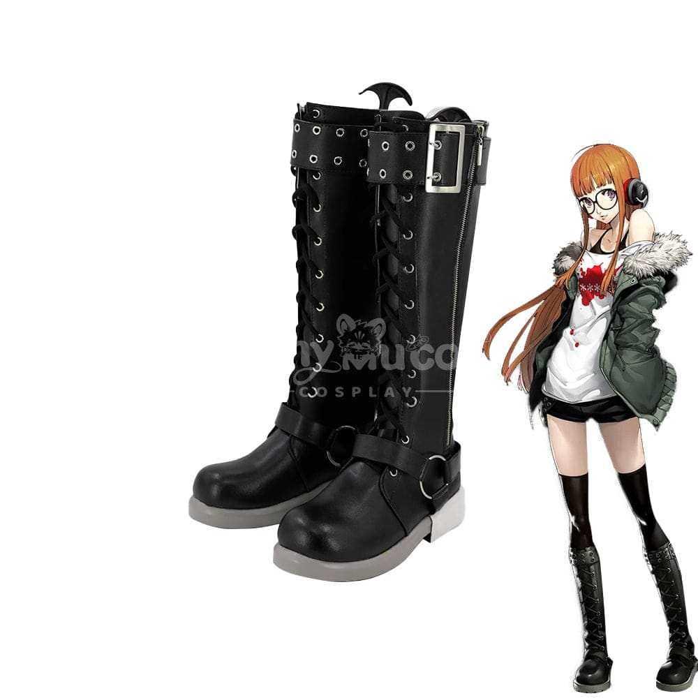 Game Persona 5 Cosplay Futaba Sakura Cosplay Shoes Cosplay Shoes Boots