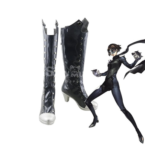 Game Persona 5 Cosplay Makoto Niijima Cosplay Shoes Cosplay Shoes Boots