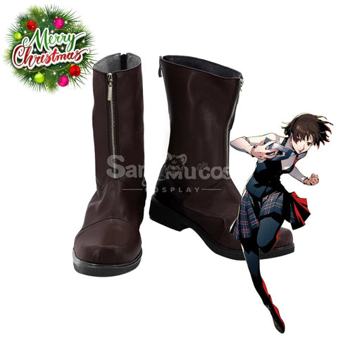 Game Persona 5 Cosplay Makoto Niijima Cosplay Shoes Cosplay Shoes Boots