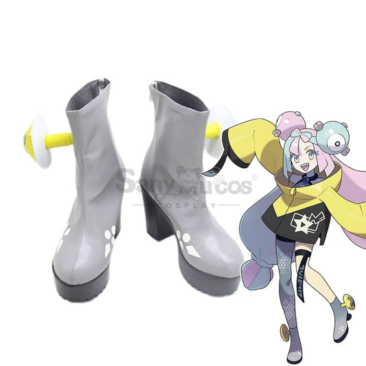 Game Pokemon Scarlet And Violet Cosplay Iono Shoes Boots 1000