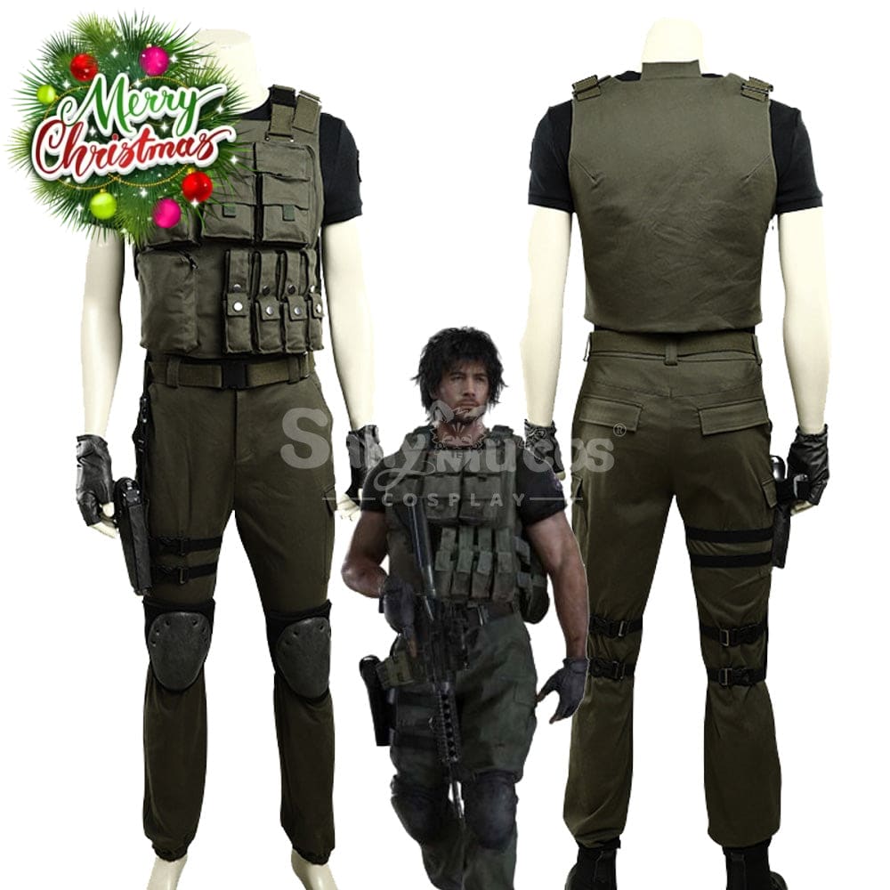 Game Resident Evil 3 Remake Cosplay Carlos Oliveira Costume Costumes