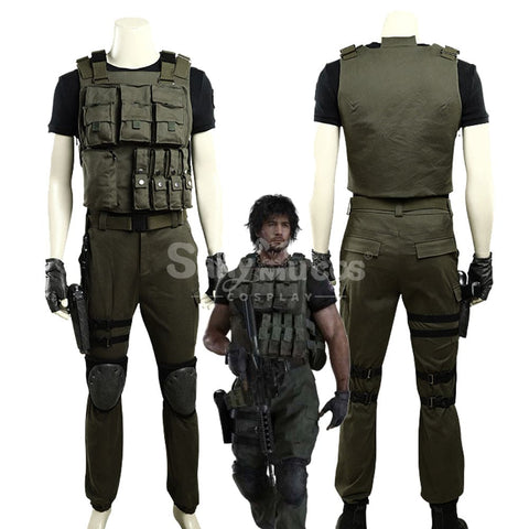 Game Resident Evil 3 Remake Cosplay Carlos Oliveira Costume Costumes