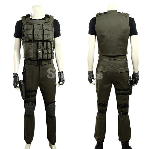 Game Resident Evil 3 Remake Cosplay Carlos Oliveira Costume Costumes