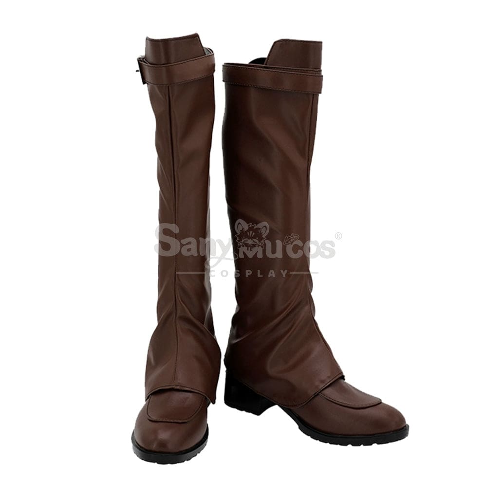 Game Resident Evil 4 Remake Cosplay Ashley Graham Shoes Boots